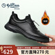 金利來(lái)（Goldlion）男鞋男士休閑鞋時(shí)尚簡(jiǎn)約保暖舒適休閑皮鞋G508240050AAL黑色42