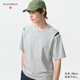 優(yōu)衣庫合作款/男裝女裝寬松亨利領(lǐng)T恤/短袖485455 05 天灰色 M