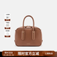 山水集包包女包保齡球包單肩斜跨手提包2025新款小眾高級感情人節禮物 棗駒棕
