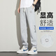大嘴猴（paul frank）春秋男士休閑青少年潮流百搭衛褲束腳運動(dòng)褲 灰色 XL
