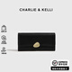 CHARLIE&KELLI CK品牌包包女款2026新款簡(jiǎn)約錢(qián)包卡包長(cháng)款手拿包生日禮物送女生 黑色【聯(lián)系客服 順豐包郵】