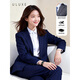 尤利汐條紋小西裝女職業(yè)正裝外套輕奢高級春秋商務(wù)通勤面試考公修身西服