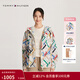 Tommy Hilfiger【收腰連帽】秋冬女裝潮流休閑運動(dòng)滿(mǎn)印寬松雙拉鏈夾克外套 多色0K4 L （推薦：130-140斤）