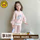 G.duck小黃鴨童裝女童套裝春秋季2026新款兒童衛衣兩件套女寶寶秋季潮 粉色 120 (建議105-115cm 4-5.2周歲)