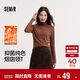 森馬（Semir）長(cháng)袖T恤女冬半高領(lǐng)發(fā)熱抑菌純色修身上衣顯瘦打底衫101724101005