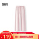森馬（Semir）發(fā)熱抑菌抓絨抽繩分割寬松2025百搭闊腿褲女冬休閑褲109725127001