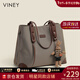 viney新款托特包包女包大容量單肩包通勤生日新年禮物送女友老婆 【卡其色】高檔輕奢實(shí)用腋下包 時(shí)尚品牌百搭休閑牛津布手提包
