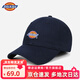 Dickies棒球帽男女同款春夏季透氣遮陽(yáng)戶(hù)外防曬復古軟頂顯臉小鴨舌帽子 藏青色-男女同款 均碼 （可調節 適合頭圍55-61cm）