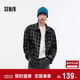 森馬（Semir）森柔牛仔|夾克男裝設計感格子牛仔外套寬松秋季上衣103524108103