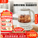 北鼎【無(wú)膠水】養生壺中藥壺多功能養生壺恒溫壺迷你玻璃煮茶器煮茶壺燒水壺1.5L K123本白色