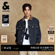 杰克·瓊斯（JACK&JONES）26年春季外套男士裝寬松潮流休閑品質(zhì)夾克撞色翻領(lǐng)原色牛仔外套男 A13 深牛仔藍-1 L 180