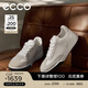 愛(ài)步（ECCO）休閑板鞋男 秋季簡(jiǎn)約拼色休閑鞋運動(dòng)男鞋 街頭球鞋539834 灰白色/白色53983450153 40