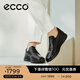 愛(ài)步（ECCO）一腳蹬皮鞋 男士休閑皮鞋樂(lè )福鞋舒適休閑鞋婚鞋 雅仕207144 黑色20714401001 40