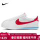 耐克NIKE女子運動(dòng)休閑鞋阿甘復古CORTEZ新年紅運動(dòng)鞋DN1791-108白37.5