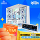 LIANLI聯(lián)力包豪斯O11 Vision Compact機箱 海景房全景無(wú)立柱 中塔游戲電腦臺式機機箱 三面玻璃/360水冷 包豪斯O11精致版機箱白色+聯(lián)力8.8吋屏幕