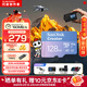 閃迪（SanDisk）創(chuàng  )作者 閃迪內存卡TF卡 行車(chē)記錄儀運動(dòng)相機無(wú)人機監控存儲卡 運動(dòng)相機pocket3內存卡 V30極速粉卡 128GB 官方標配