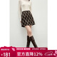 秋水伊人俏皮A型毛呢短裙2025年冬季新款女百搭學(xué)院風(fēng)時(shí)尚半身裙