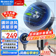 格力（GREE）電風(fēng)扇家用空氣循環(huán)扇客廳臥室辦公宿舍落地扇渦輪對流換氣扇臺式桌面小風(fēng)扇廣角搖頭臺地兩用電扇 【升級遙控定時(shí)】澎湃循環(huán)大風(fēng)量 1902Bg3