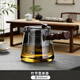 溥畔側把壺煮茶器玻璃專(zhuān)用泡茶壺過(guò)濾家用花茶壺茶具新款大容量玻璃 煙灰竹節壺 500ml 500Ml