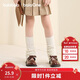 巴拉巴拉balaOne兒童襪子秋冬女童襪套中大童含羊毛堆堆襪套208425172002