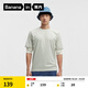蕉內非常502Regular男女同款三防輕薄圓領(lǐng)短袖休閑T恤日常透氣打底新 海沫綠 L
