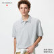 優(yōu)衣庫合作款/男裝女裝快干POLO衫/短袖T恤482304 03 灰色 XL