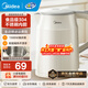 美的（Midea）燒水壺電熱水壺大容量 家用水壺燒水304不銹鋼 雙層防燙智能防干燒多重防護無(wú)縫內膽年貨 1.5L 暖壺圓墩墩