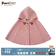 PawinPaw小熊童裝年秋冬嬰幼童斗篷外套女寶寶大衣綿羊毛拜年過(guò)年 粉色/25 100