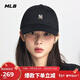 MLB帽子男女棒球帽秋夏時(shí)尚小LOGO軟頂鴨舌帽送禮3ACPB045N-50BKS