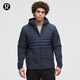 lululemon丨Down for It All 男士羽絨連帽夾克防風(fēng)拒水 LM4AMVS 恣意藍 L