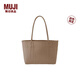 MUJI 手編包 環(huán)保材料 手提包菜籃子編織包 包包 度假沙灘包 【限定色】摩卡棕色/長(cháng)把手 NONE