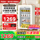 海爾（Haier）冰吧家用小型迷你冰柜辦公室客廳冰吧嵌入式一級能效茶葉水果保鮮柜單門(mén)冷藏復古電子控溫政府補貼 【茉莉白】全冷藏｜黑金凈化｜復古小巧88L
