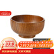 千年戀木 木碗餐具日式家用酸棗木碗大小號寶寶兒童碗定制刻字實(shí)木米飯碗 成人碗大號(15cm)
