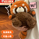 鉑吶苓小熊貓玩偶 小浣熊毛絨玩具娃娃公仔睡覺(jué)抱送男女朋友兒童節禮物 小熊貓玩偶【25cm】