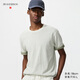優(yōu)衣庫合作款/男裝女裝寬松撞色T恤/短袖485454 30 淺米色 M
