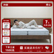 納曲折疊床墊家用一半軟一半硬席夢(mèng)思軟硬兩用分體式床墊可折疊 20CM在墊層2cm乳膠+獨立簧+黃麻 1800mm*2000mm