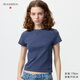 優(yōu)衣庫合作款/女裝圓領(lǐng)短T恤/短袖484001 69 藏青色 L