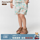 PawinPaw【商場(chǎng)同款】卡通小熊童裝25年春夏新款男寶寶全棉短褲 Green綠色/40 110