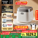 松下（Panasonic）【國家補貼】飯光光2.0電飯煲0涂層IH家用電飯鍋3-4人母嬰級無(wú)涂層不銹鋼2.9L一級能效SR-HNS102-W
