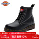 Dickies馬丁靴男鞋冬季高幫靴子男士歐美風(fēng)工裝靴百搭加絨保暖短靴 黑色 46 【偏大一碼，適合運動(dòng)鞋47】