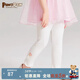PawinPaw卡通小熊童裝春夏女寶寶兒童純色打底褲長(cháng)褲全棉 Ivory象牙色/39 100 cm