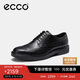 愛(ài)步（ECCO）商務(wù)皮鞋男 通勤正裝鞋德比鞋 都市倫敦系列525614 黑色42