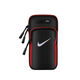 JUST DO IT-Nike耐ke跑步手機臂包男女通用臂套健身胳膊臂袋手腕包戶(hù)外運動(dòng) 耐克黑紅色 耐克蘋(píng)果手機通用