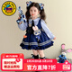 G.duck小黃鴨女童連衣裙秋裝兔子警官衣服兒童洛麗塔公主裙女孩朱迪cos 裙子 120 （建議身高110cm  6-7歲）cm