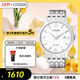 西鐵城（CITIZEN）手表男日韓表光動(dòng)能白盤(pán)日顯鋼帶極簡(jiǎn)商務(wù)送婦女節禮物BM7300-50A