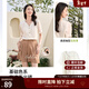 歐莎（OSA）優(yōu)雅通勤v領(lǐng)短袖襯衫女夏季薄款襯衣高級感洋氣女士雪紡上衣 米白色 XL