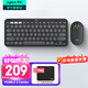 羅技（Logitech）PEBBLE 2 COMBO無(wú)線(xiàn)鍵鼠套裝 似K380+PEBBLE藍牙套裝 藍牙辦公75配列鍵盤(pán)靜音鼠標鵝卵石Mac ipad 2.4G+藍牙無(wú)線(xiàn)套裝【夜幕黑】