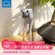 樂(lè )扣樂(lè )扣（LOCK&LOCK）人魚(yú)線(xiàn)塑料運動(dòng)水杯夏天便攜水壺帶刻度提手男女水杯子700ML灰色