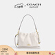 蔻馳（COACH）【禮物】奧萊女士女包FAYE 22號拉繩手袋單肩斜挎包百搭 IM/粉筆白色