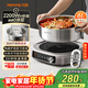 九陽(yáng)（Joyoung）0涂層IH秒涮電火鍋火鍋專(zhuān)用鍋電鍋家用4-8人分體式可拆洗多功能電蒸鍋不銹鋼電煮鍋6L火鍋鍋GN12